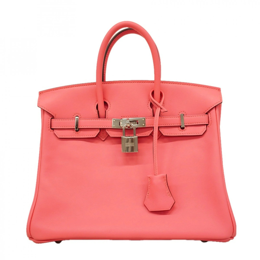 Hermes Birkin 25 Handbag, Swift Leather, Rose Azalee, A Stamp, Women's
